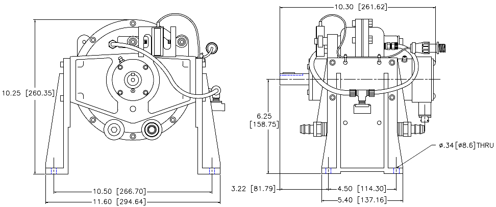 Small engine dyno drawing